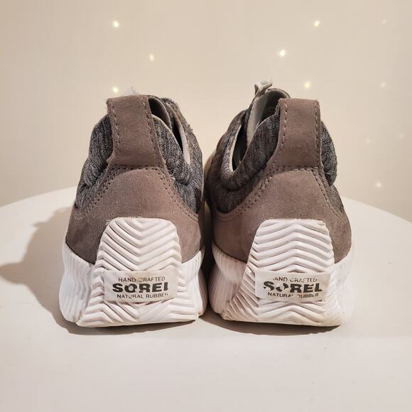 Sorel Out N About Plus Waterproof Stretch Lace Up Sneaker Womens Size 7.5 Gray - Picture 6 of 10